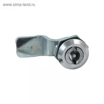 Замок "АЛЛЮР" 705, ф-образный ключ (без ключей), цвет хром