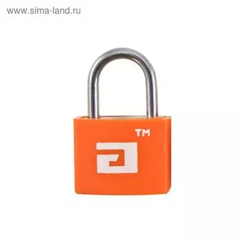 Замок для чемоданов "АЛЛЮР" ВС1Л-20, d=2.8 мм, оранжевый