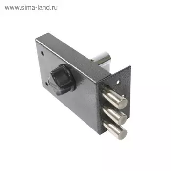 Замок накладной "АЛЛЮР" ЗН 1-5 В, 86х77х25 мм, с/фиксатором, с/защелкой, 6 ключей