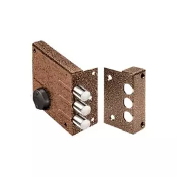 Замок накладной «Эльбор» Кремень 1.04.62.5.К, 11210420 мм, 5 ключей