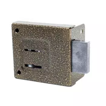 Замок накладной «Птимаш» ЗН4-1, цвет бронза