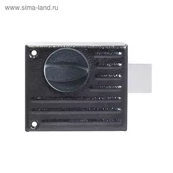 Замок накладной «СТАНДАРТ» Россия ЗН1-2.1С, чёрный