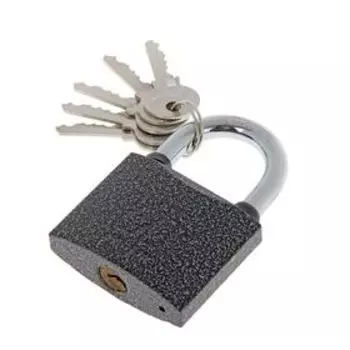 Замок навесной "АЛЛЮР" ВС1Ч-360, дужка d=9 мм, полимер, 5 ключей