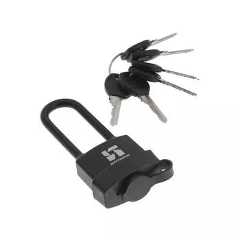 Замок навесной "АЛЛЮР" ВС1Ч- 374ПД, влагозащитный, длинная дужка d=6.5 мм, 6 ключей