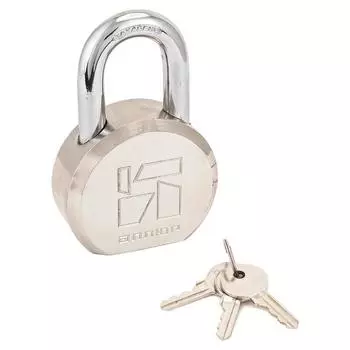 Замок навесной "АЛЛЮР" ВС1С-865, d=10 мм, хром