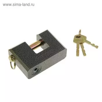 Замок навесной "АЛЛЮР" ВС2-3С, дужка d=13 мм , 3 ключа с двойной нарезкой, цвет антик