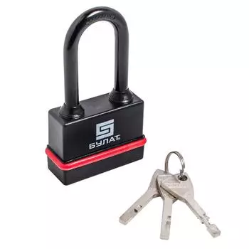 Замок навесной "Булат" ВС 3-Н65-01 ПЛ, всепогодный