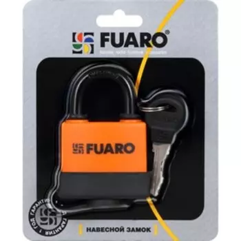 Замок навесной Fuaro PL-3650 LS, 50 мм, длинная дужка, 3 англ. ключа