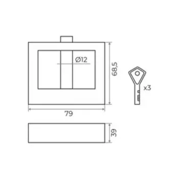 Замок навесной MARLOK ВС-2 10.80 Ч