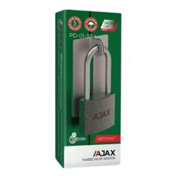 Замок навесной PD-01-38-L англ. 3 кл., длин. дужка