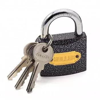 Замок навесной SOLLER, 365-50HG, глянцевый
