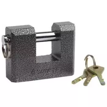 Замок STAYER MASTER навесной, П-образн. металл. корпус, с закаленной дужкой, в коробке, 80 мм 5457