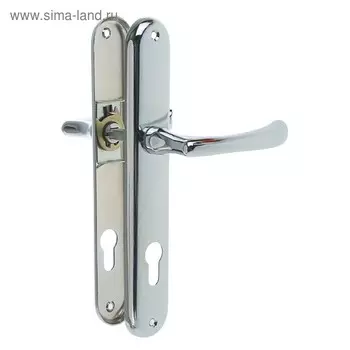 Замок врезной «АЛЛЮР» 0221 CP, с ручкой, цвет хром