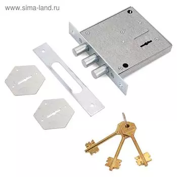 Замок врезной без ручек «Симеко» БИФ 00093