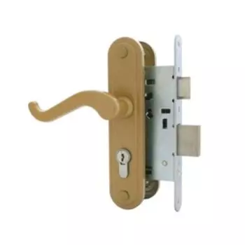 Замок врезной Д-град "Зенит" ЗВ4-3.02, с ручками, м/о 55, цвет золото