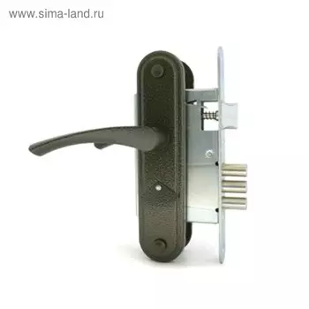 Замок врезной Д-град «Зенит» ЗВ9-4.2, с ручками, м/о 55, цвет бронза