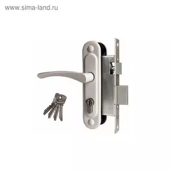 Замок врезной Димитровград «Омега» ЗВ.7, м/о 55 мм, с/руч, белый