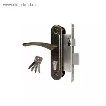 Замок врезной Димитровград "Омега" ЗВ.7, м/о 55 мм, с/руч, цвет бронза