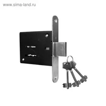 Замок врезной Димитровград «Омега» ЗВ 8-4, простой, б/ручки, 5 ключей