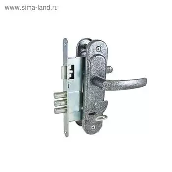 Замок врезной Димитровград «Омега» ЗВ.9.2 (ЗВ9.1-02), м/о 67 мм, с/руч, черный