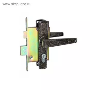 Замок врезной Димитровград «Зенит» ЗВ4-3.01Р, м/о 55 мм, 3 ригеля, с/руч