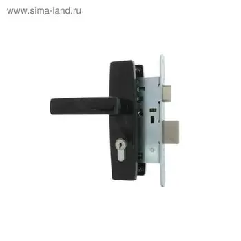 Замок врезной Димитровград "Зенит" ЗВ4-3.04, м/о 55 мм, с/руч, черный