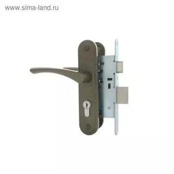 Замок врезной Димитровград «Зенит» ЗВ4-3.07, м/о 55 мм, с/руч, цвет бронза