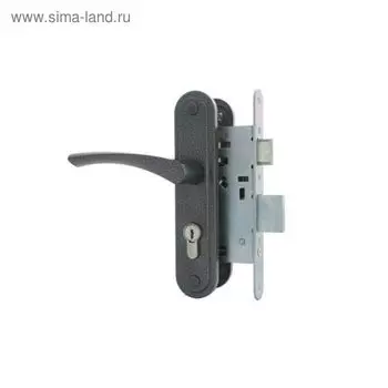 Замок врезной Димитровград «Зенит» ЗВ4-3.07, м/о 55 мм, с/руч, цвет серебро