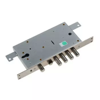 Замок врезной «Гардиан» 2512Т, длинный ключ (ЗК.202Н-01), с защелкой, б/о, перекод., 5 ключей