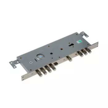 Замок врезной «Гардиан» 2514Т, правый, с защелкой и задвижкой, б/о, б/накладки, 5 ключей