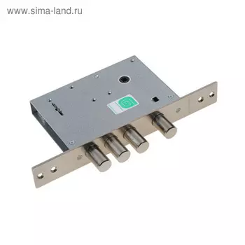 Замок врезной «Гардиан» 3004, с задвижкой, б/о, б/накладки, м/о 85 мм, 4 ключа