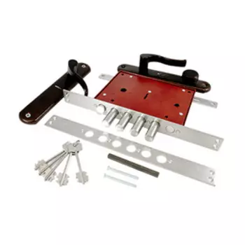 Замок врезной «Герион» Супер-Конкурент РЗТ, правый, с/руч., с защелкой и задвижкой, 5 ключей