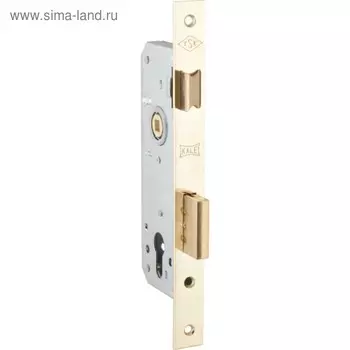 Замок врезной KALE 152/R w/b, под ц/м, 35 мм, цвет латунь