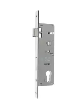 Замок врезной LOCKLAND, узкопрофильный, без ручек, Backset 35 мм, под ц/м, м/о 85 мм