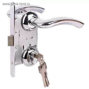 Замок врезной MARLOK 85/5402-ЦМ60, межосевое 85 мм (Тип 4), цвет хром