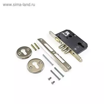 Замок врезной «МЕТТЭМ» ЗВ5 502.0.0, под ц/м, с роликом, 3-ригеля, б/ручки