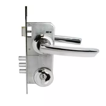 Замок врезной с/руч "АЛЛЮР" АРТ ЗВ4-85А.1120 ВЕРНЕР CP, цвет хром