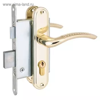 Замок врезной «СТАНДАРТ» Россия ЗВ4-7.03С, гс ручками, цвет золото