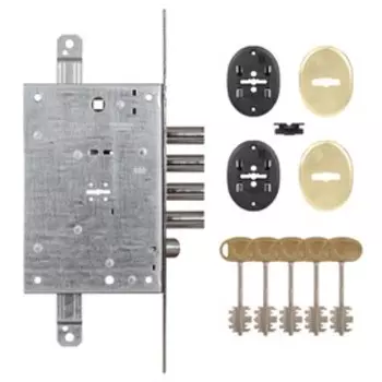 Замок врезной сувальдный MOTTURA 52.771, универсальный