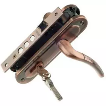 Замок врезной TRODOS 61/106 3RB AC цвет медь