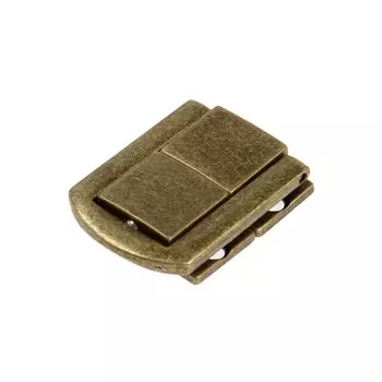 Замок-защелка на ящик ZM01, 3.22.5 см, цвет бронза, 4 шт. TMP
