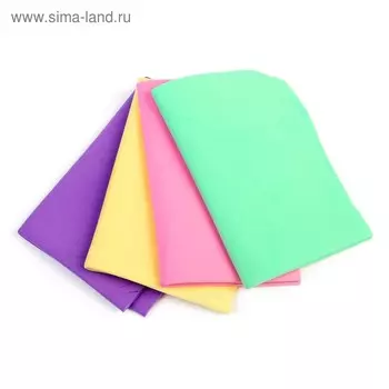 Замша протирочная TORSO 2030 см, МИКС