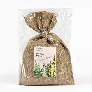 Запарка для бани и чана "Успокаивающая" душица, мята, мелисса, репешок 330 г Добропаровъ
