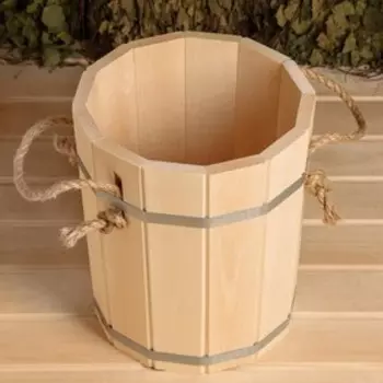 Запарник из липы, 10 л, ручка-веревка