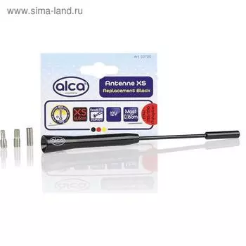 Запасной универсальный антенный стержень M4, M5 и M6, XS, черный ALCA