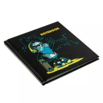 Записная книжка, 105 x 105 мм, 48 листов, «Баллончик», твёрдая обложка, глянцевая ламинация, тиснение фольгой