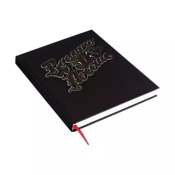 Записная книжка А4, 200 листов, сшивная, "Сделано в России", обложка картон 7БЦ, матовая ламинация, тиснение фольгой, блок 60г/м2