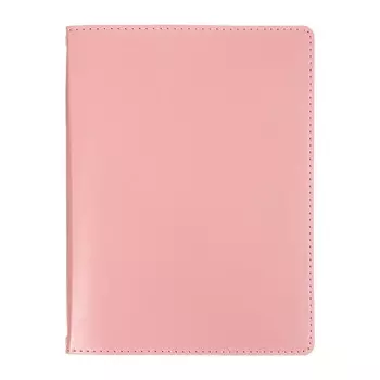Записная книжка А5+ 120л ESCALADA, мяг обл, иск кожа, кр бл 70 г/м2, розовый