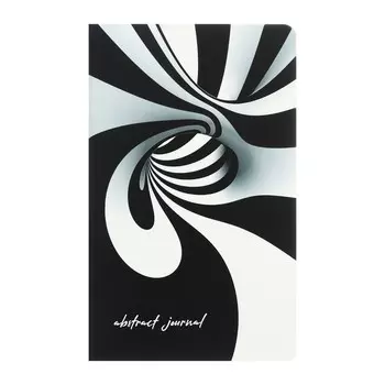 Записная книжка А5, 56 листов "Абстракция", картонная обложка, ламинация "софт-тач", выборочный УФ-лак, блок 65г/м2