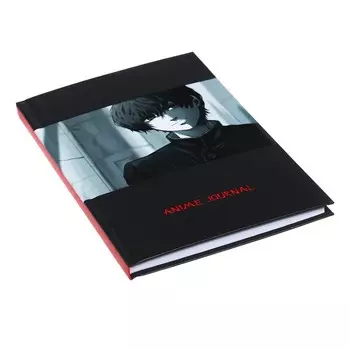 Записная книжка А5, 80 листов "Аниме", твёрдая обложка, матовая ламинация, выборочный УФ-лак, блок 65г/м2